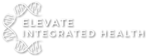 Elevate Integrated Health White Logo